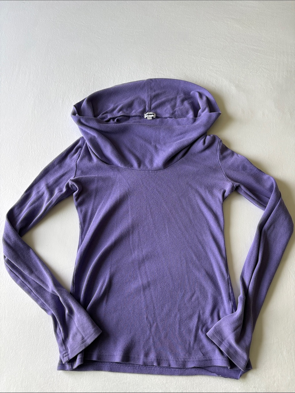 Lilac Long Sleeve Cowl Neck Top